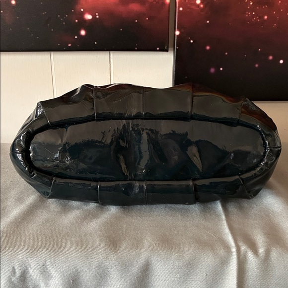 Coach Navy Madison Sophia Patent Leather Satchel - Picture 10 of 12